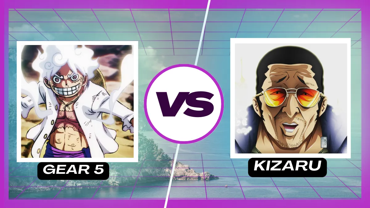 A template with Gear 5 vs Kizaru