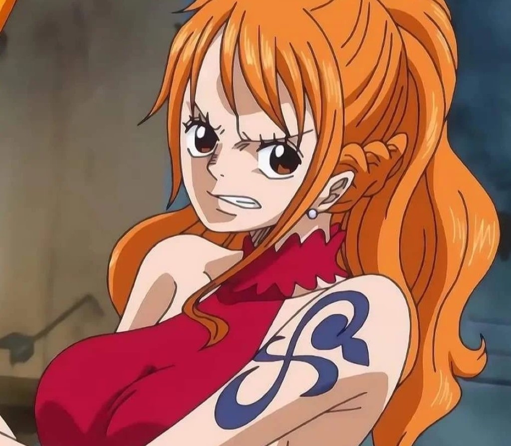One Piece Nami with her tattoo