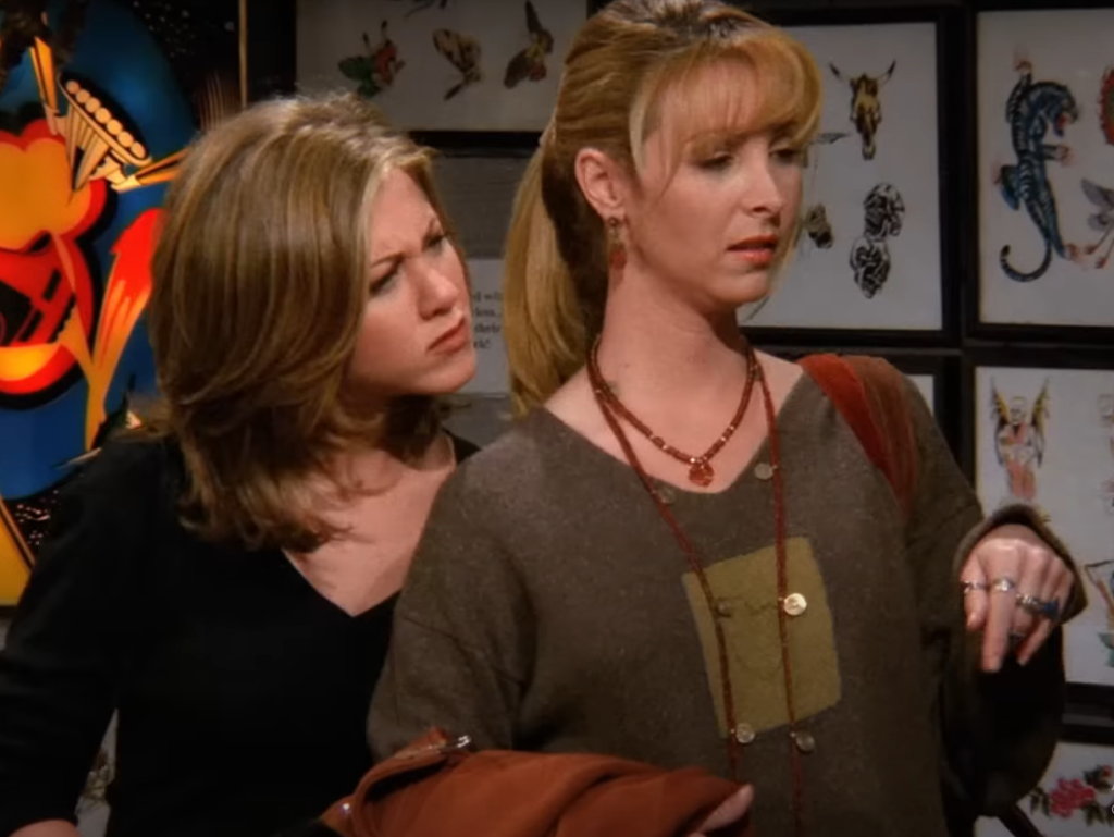 Rachel and phoebe tattoo parlor