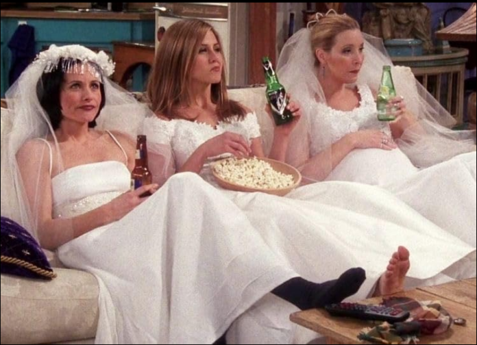 Rachel, Phoebe and Monica