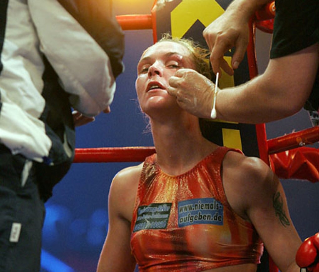 Silke Weickenmeier in the ring