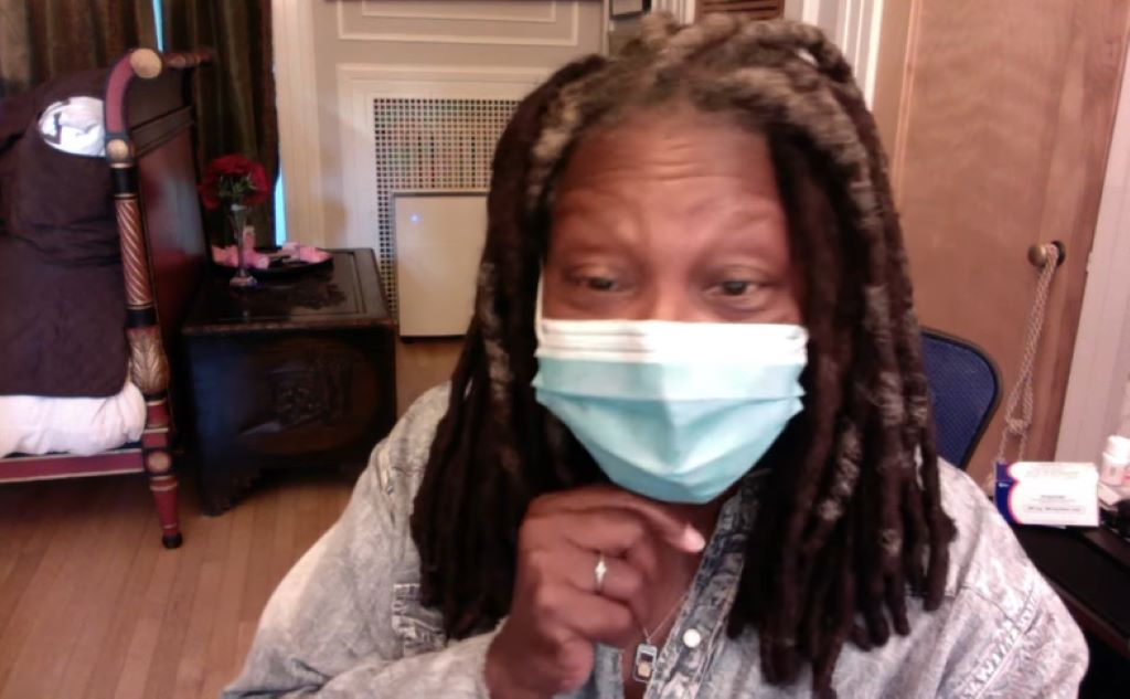 Whoopi in a recent instagram video about her covid testing