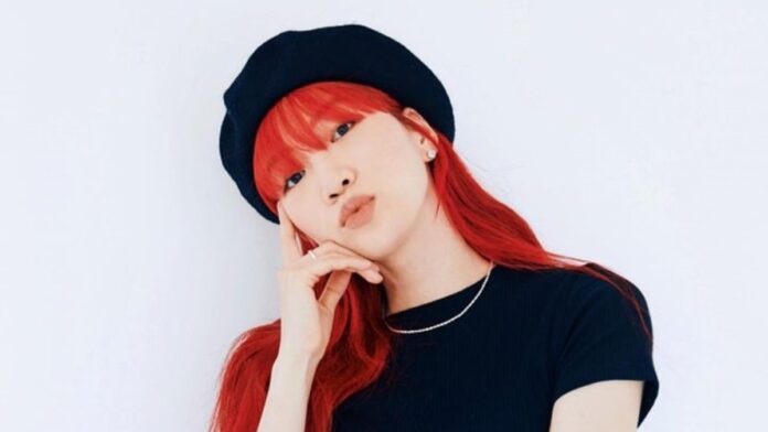 Bada Lee with Red hair