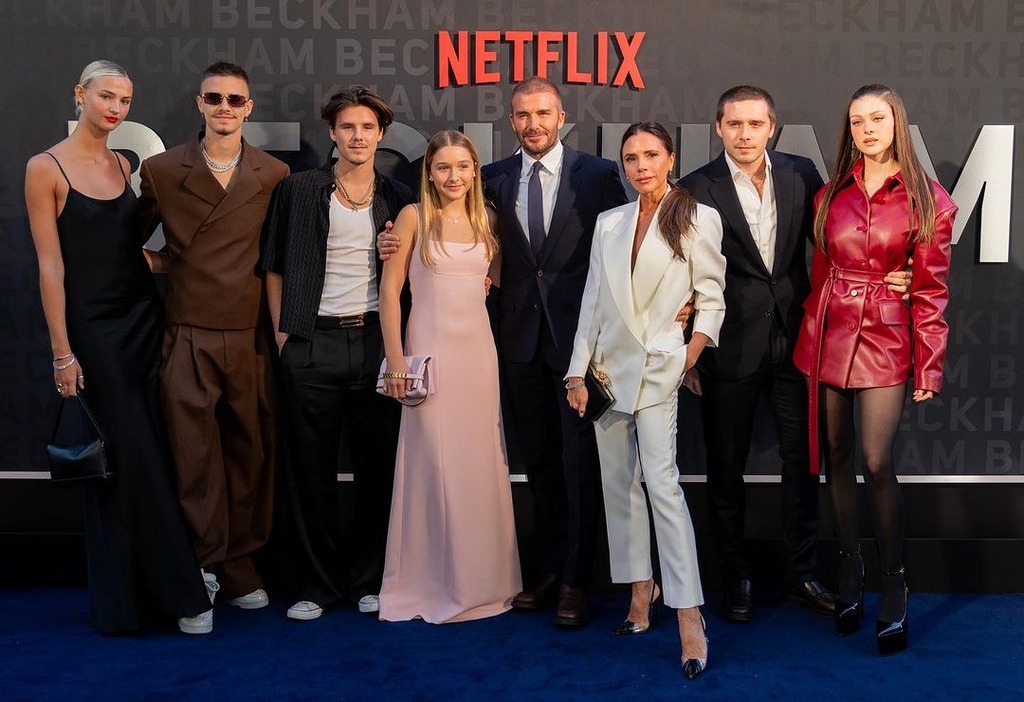 David Beckham at the premiere of Netflix's Beckham