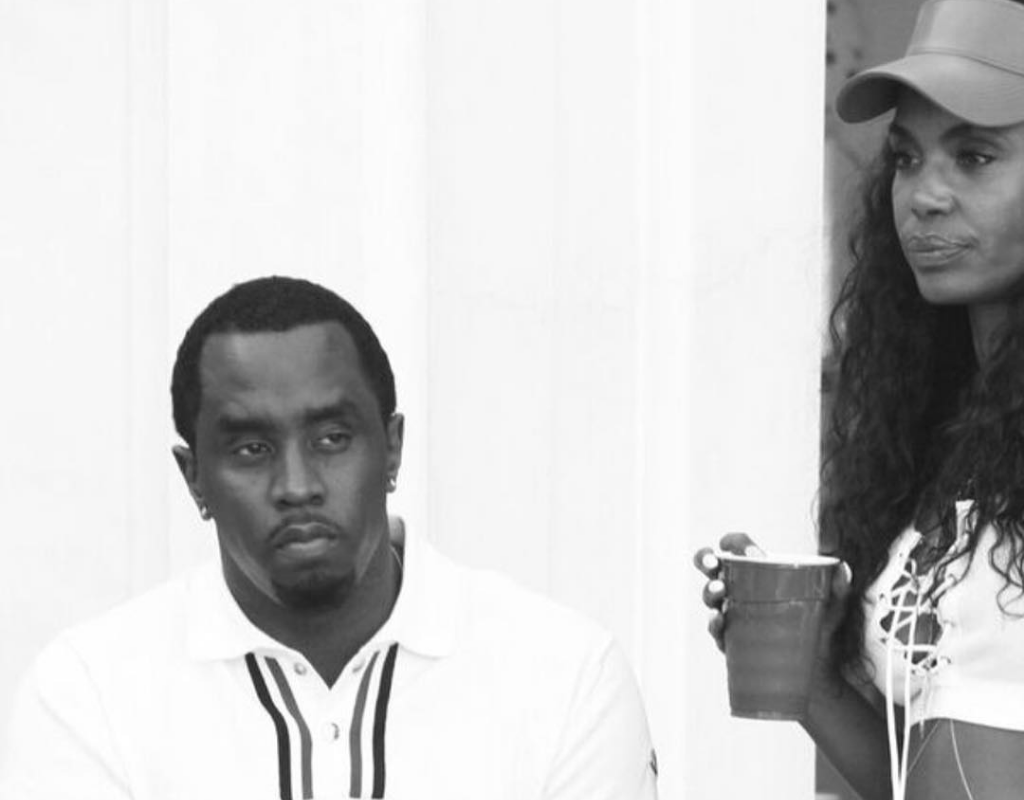 Kim and Diddy being pictured together 