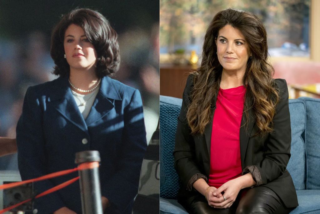 Monica Lewinsky before and after weight loss photo one from 90s and another from 20s