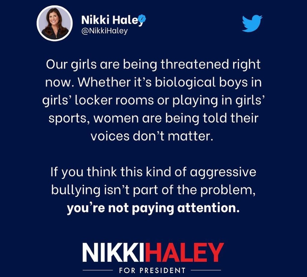 Nikki opinion on trans girl 