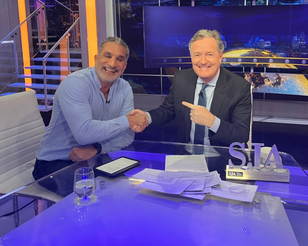 Piers Morgan show with Bassem Youssef