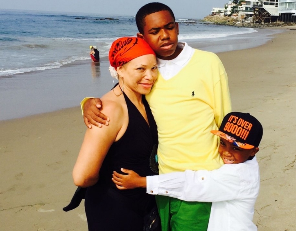 Tisha Campbell doesn't have a daughter but only two sons