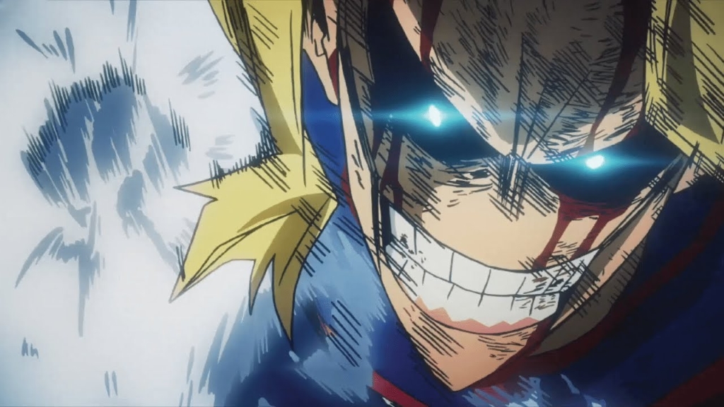 All Might has a powerful punch