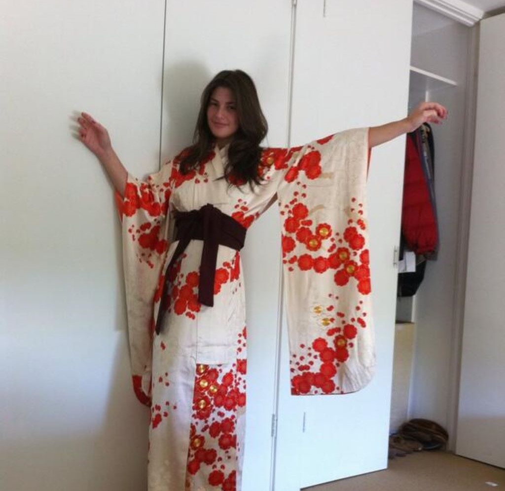 Carl Rinsch wife in Kimono