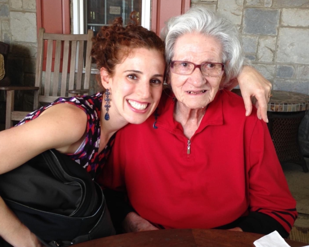 David Epstein wife with her grandma