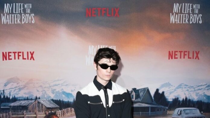 Ashby Gentry at the Netflix premiere of My Life with the Walter Boys