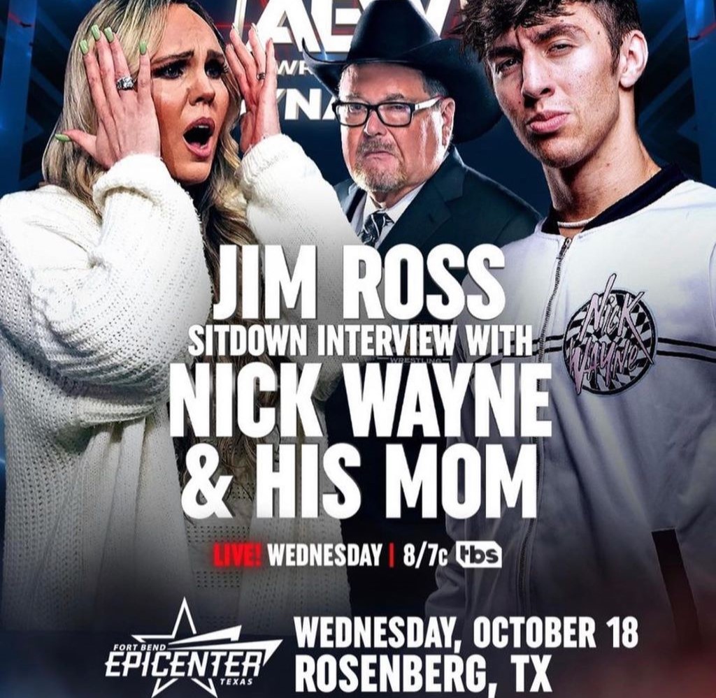 Poster from Jim Ross interview