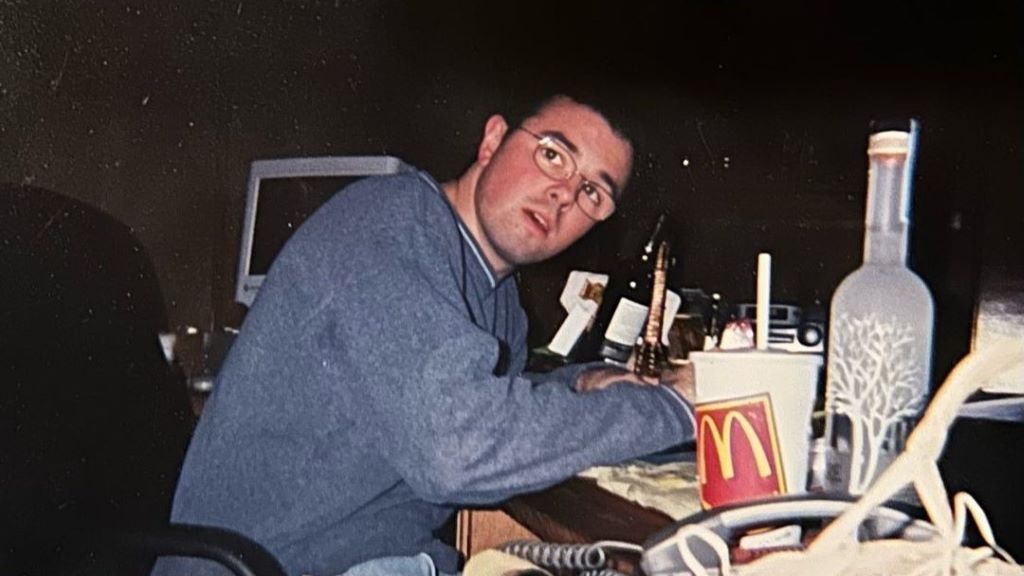 Young Seth MacFarlane picture while working for some project