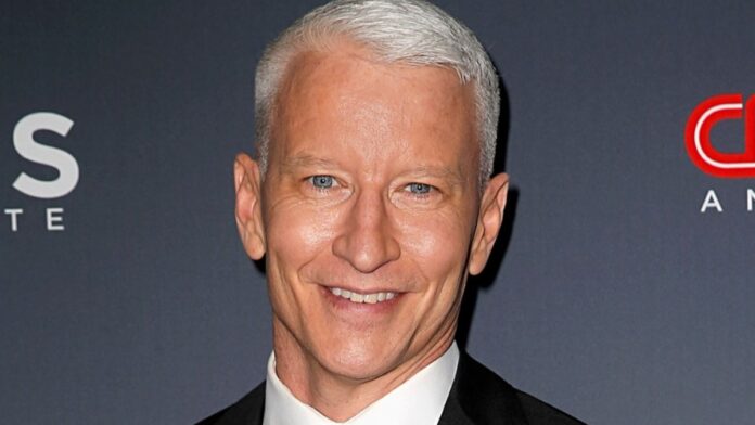 Anderson Cooper smiling for a camera
