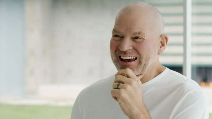 Chip Wilson laughing