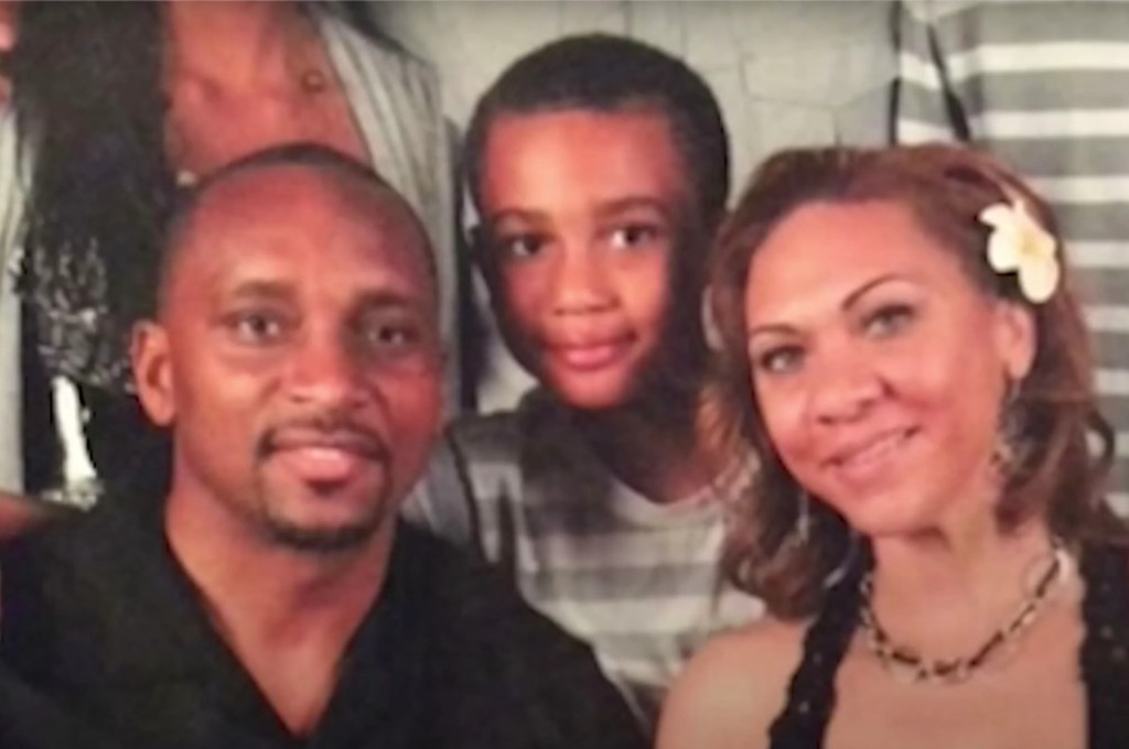 Kimberly Stroud with her family