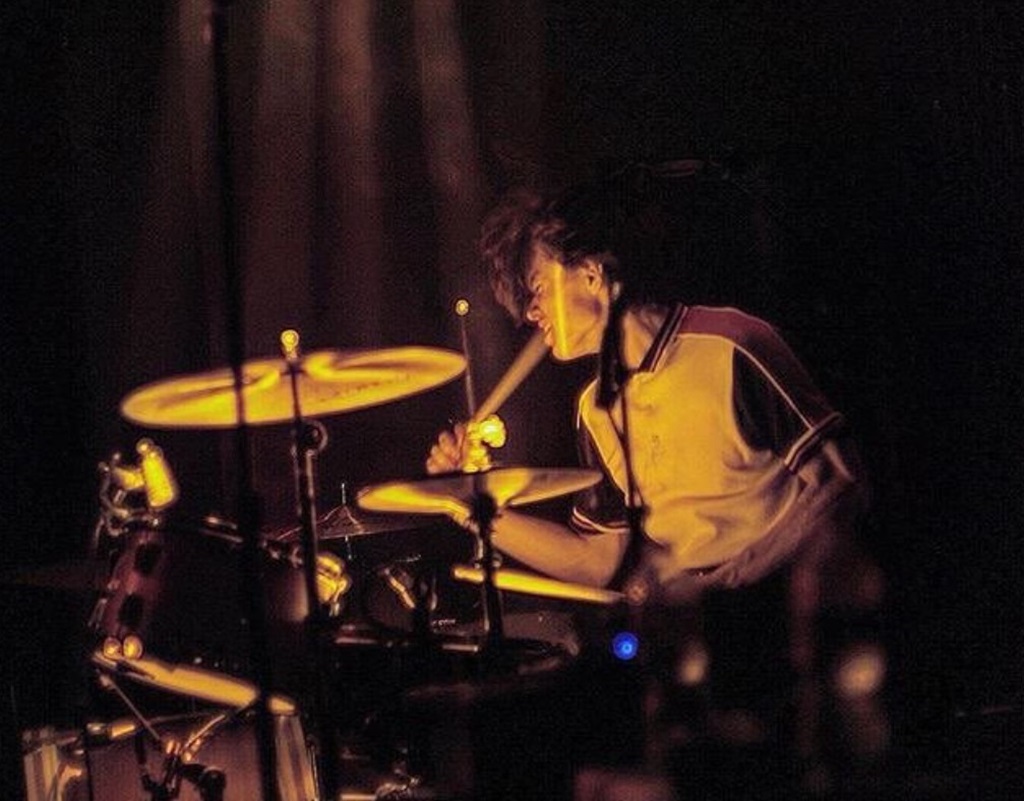 Maxx Morando playing a drum