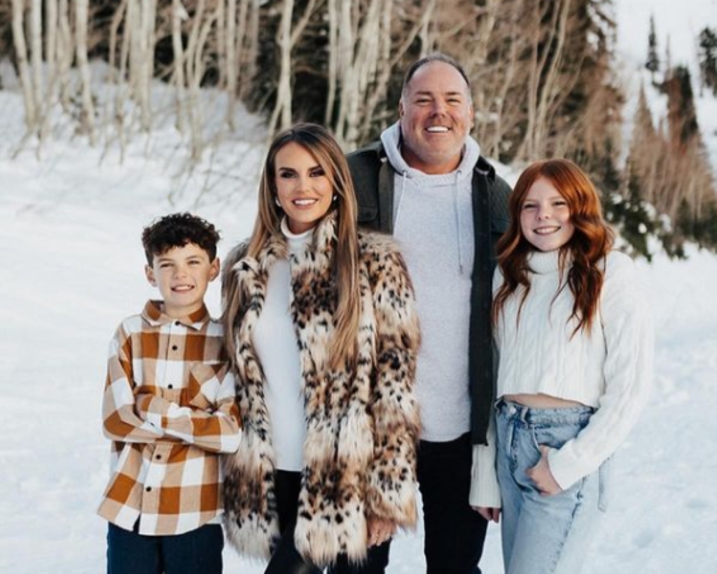 Whitney and her family in Utah.