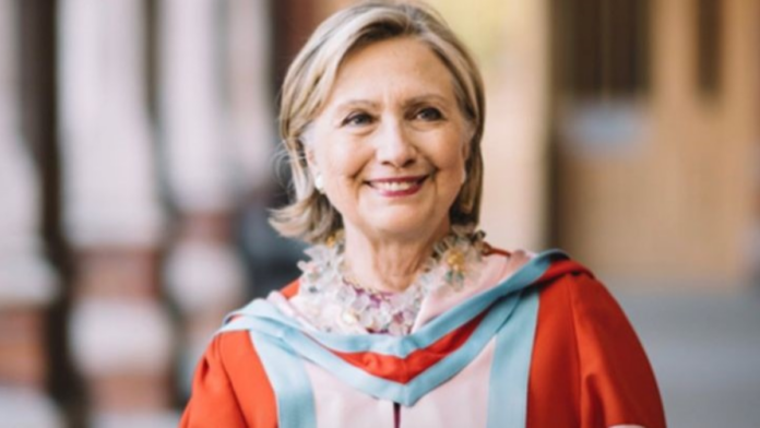Hillary Clinton offering an exceptional student a scholarship to help change our world.