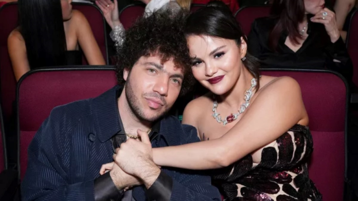 Selena Gomez and Benny together at the Primetime Emmy Awards.