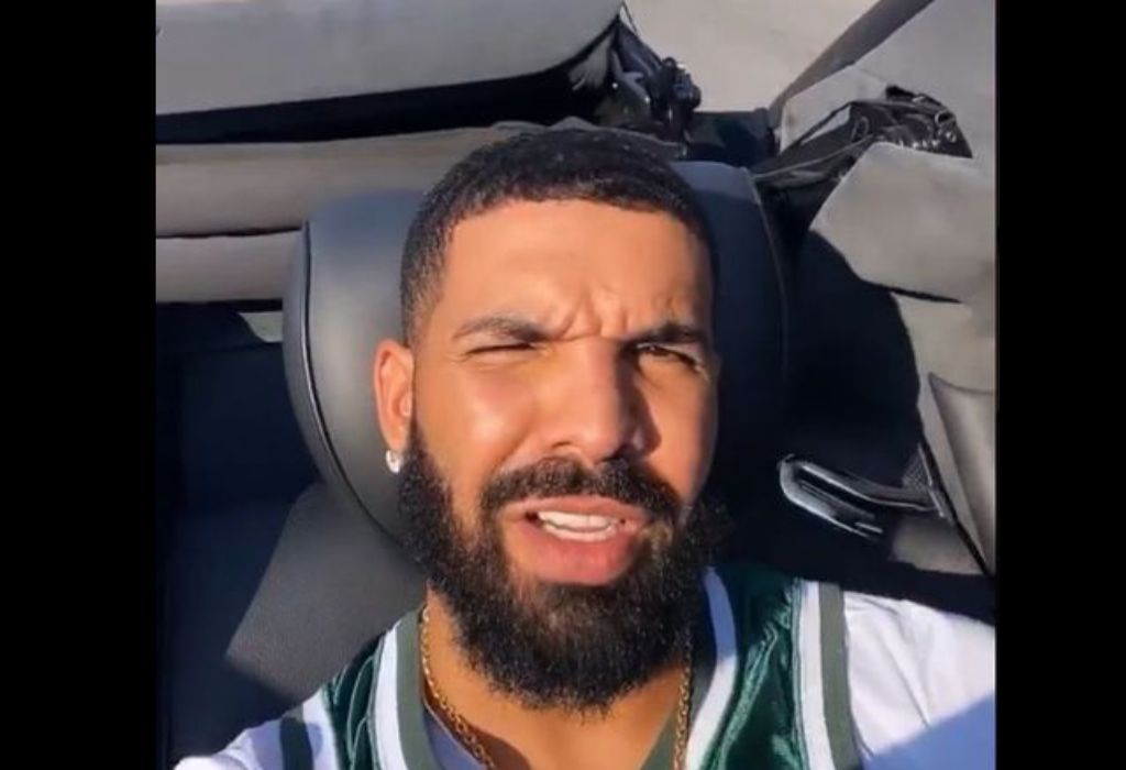 Drake in the car