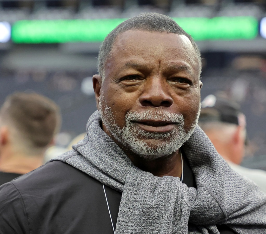 Carl Weathers pictured with his white beard