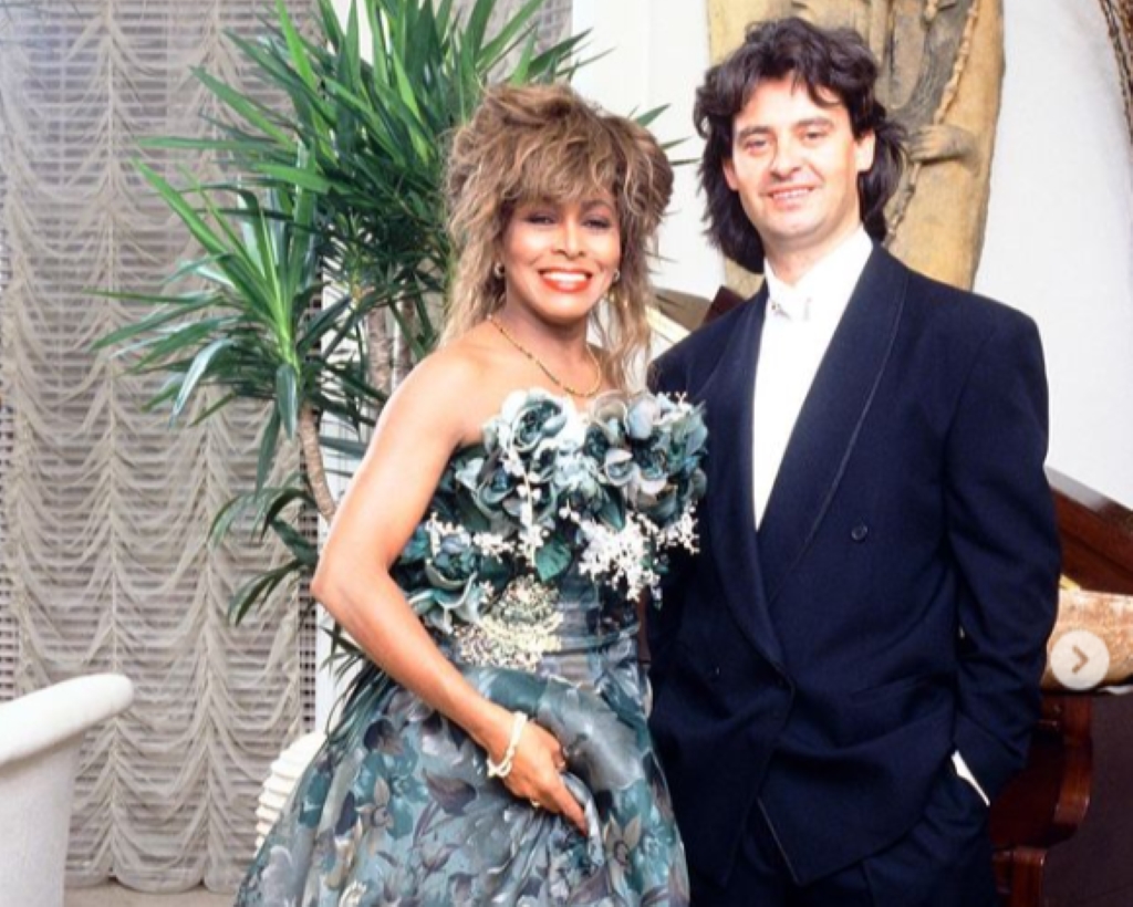 Erwin Bach and Tina Turner during young age