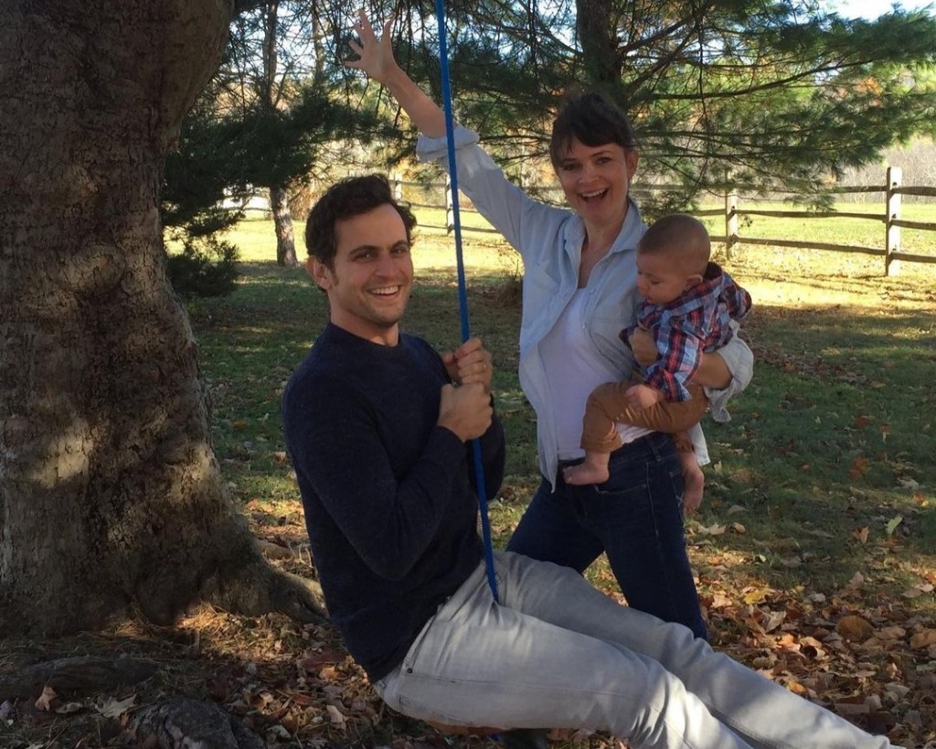 Mackenzie and Matt captured along with their child.
