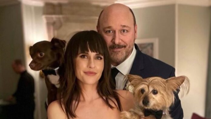 Molly Sasso with her hubby Will and her pets