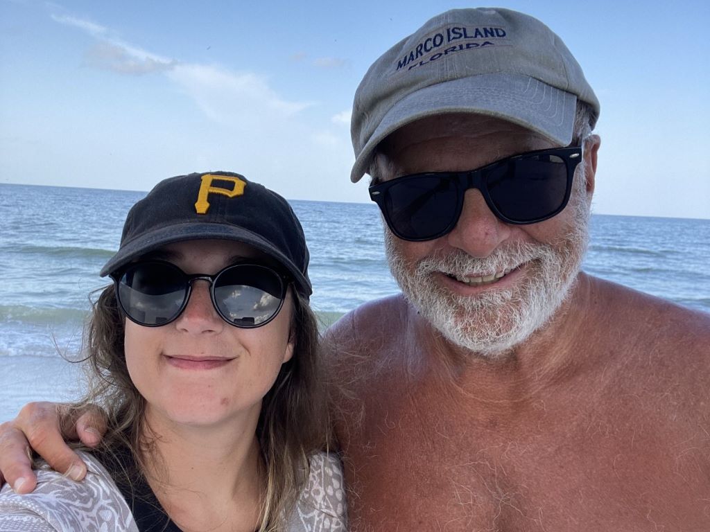Ron cook on vacation with daughter