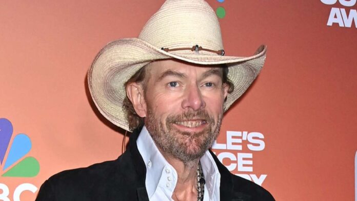 Toby Keith wearing a cowboy hat